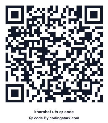 Kharahat UTS QR Code