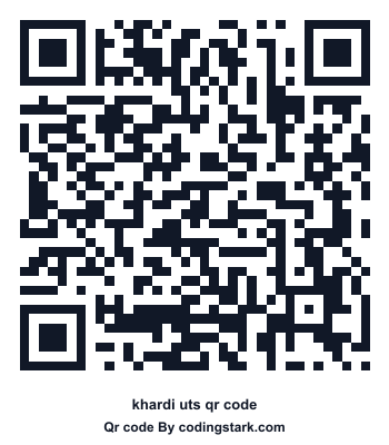 Khardi UTS QR Code