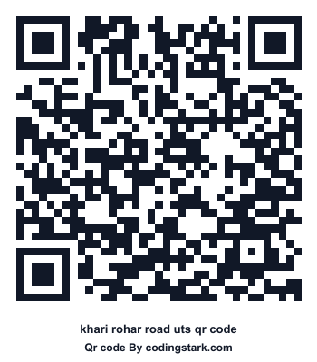 Khari Rohar Road UTS QR Code