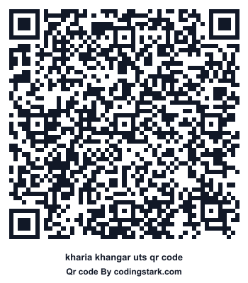 Kharia Khangar UTS QR Code