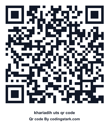 Khariadih UTS QR Code