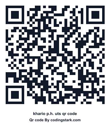 Khario P.h. UTS QR Code