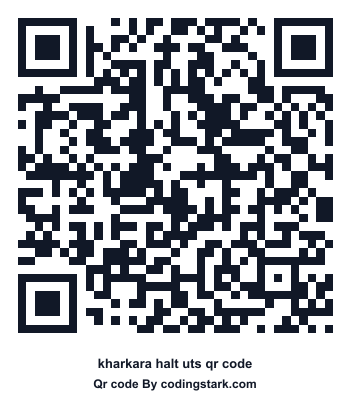 Kharkara Halt UTS QR Code