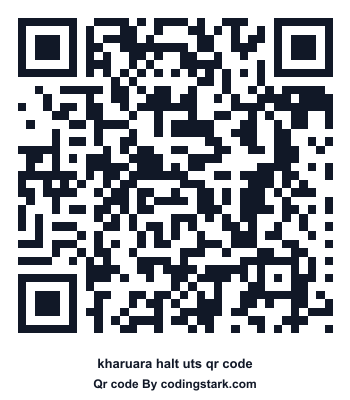 Kharuara Halt UTS QR Code