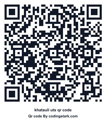 Khatauli UTS QR Code