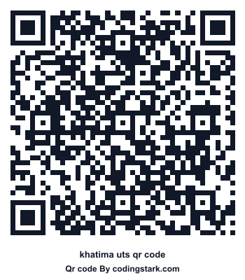 Khatima UTS QR Code