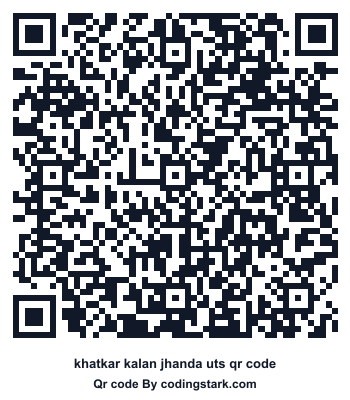 Khatkar Kalan Jhanda UTS QR Code