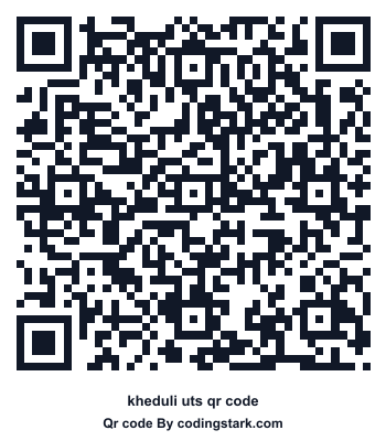 Kheduli UTS QR Code