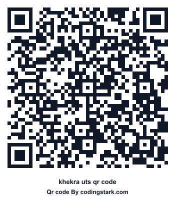 Khekra UTS QR Code