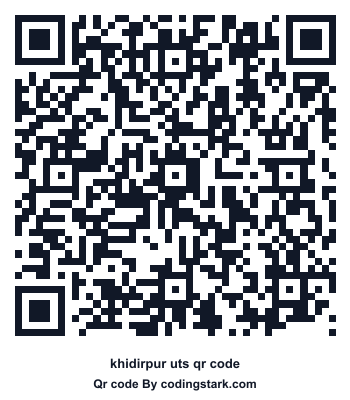 Khidirpur UTS QR Code