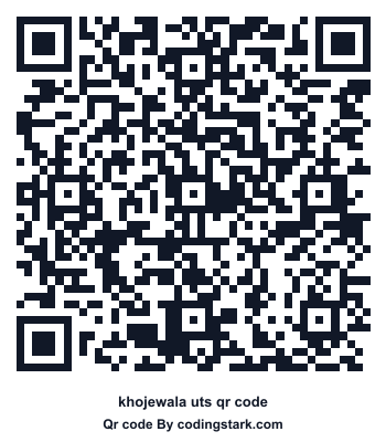 Khojewala UTS QR Code