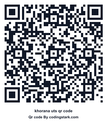 Khorana UTS QR Code