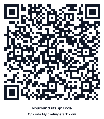 Khurhand UTS QR Code