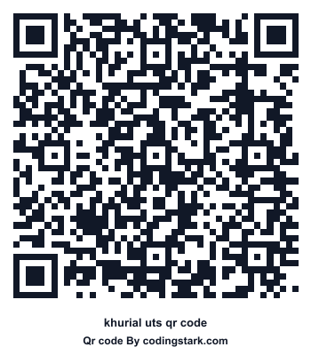 Khurial UTS QR Code