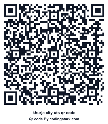 Khurja City UTS QR Code