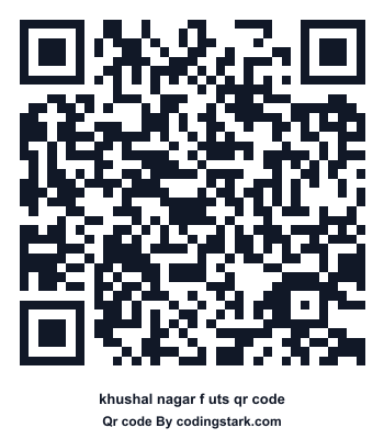 Khushal Nagar F UTS QR Code