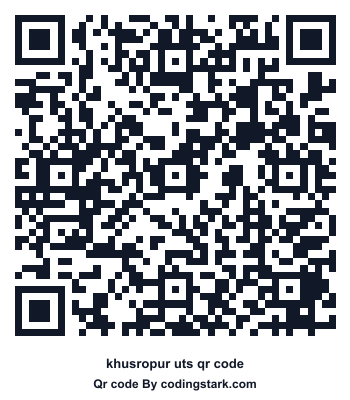 Khusropur UTS QR Code