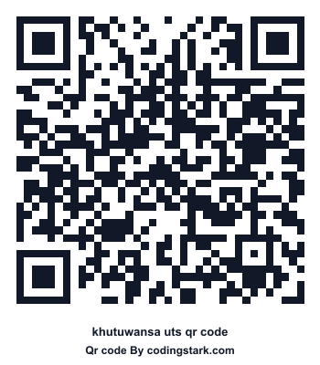 Khutuwansa UTS QR Code