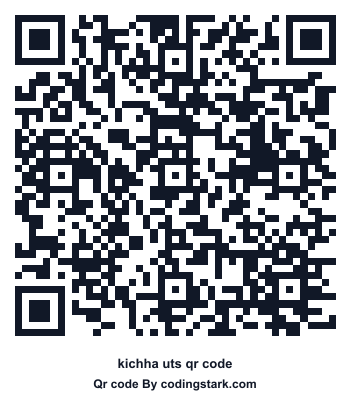 Kichha UTS QR Code