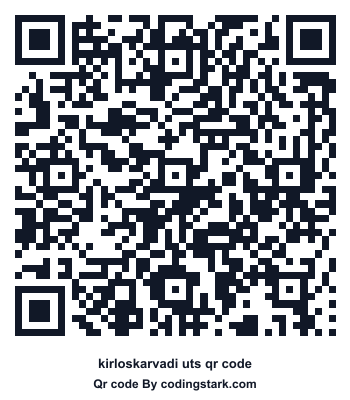 Kirloskarvadi UTS QR Code