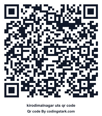 Kirodimalnagar UTS QR Code