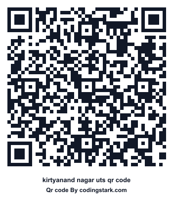 Kirtyanand Nagar UTS QR Code