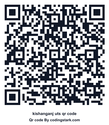 Kishanganj UTS QR Code