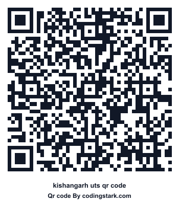 Kishangarh UTS QR Code