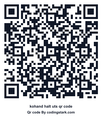 Kohand Halt UTS QR Code