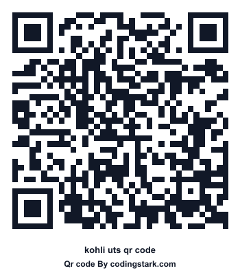Kohli UTS QR Code