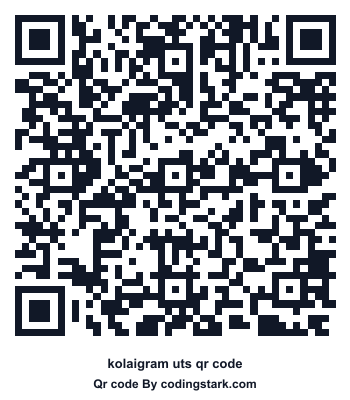 Kolaigram UTS QR Code