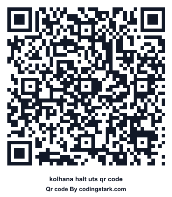 Kolhana Halt UTS QR Code