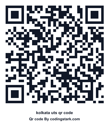 Kolkata UTS QR Code