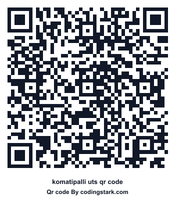 Komatipalli UTS QR Code