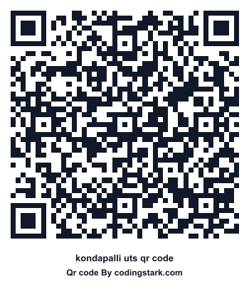 Kondapalli UTS QR Code