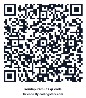Kondapuram UTS QR Code