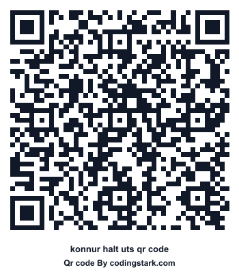 Konnur Halt UTS QR Code