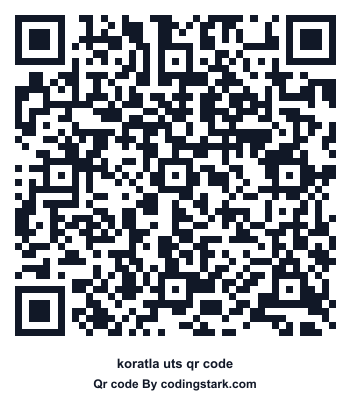 Koratla UTS QR Code