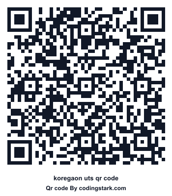 Koregaon UTS QR Code