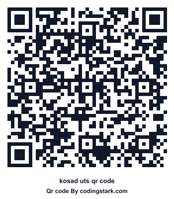Kosad UTS QR Code