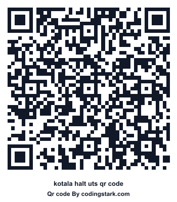 Kotala Halt UTS QR Code