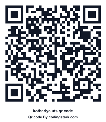 Kothariya UTS QR Code