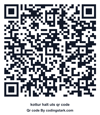 Kottur Halt UTS QR Code