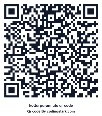 Kotturpuram UTS QR Code