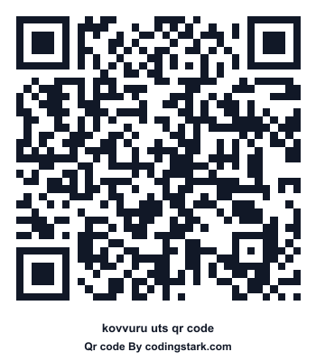 Kovvuru UTS QR Code