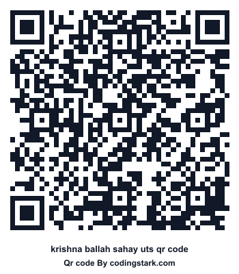 Krishna Ballah Sahay UTS QR Code
