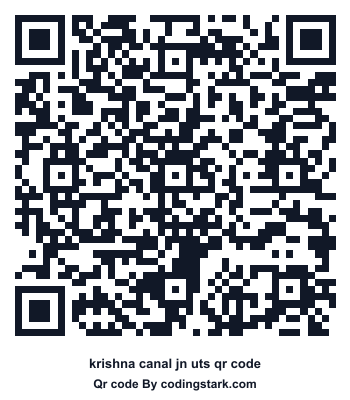 Krishna Canal Jn UTS QR Code