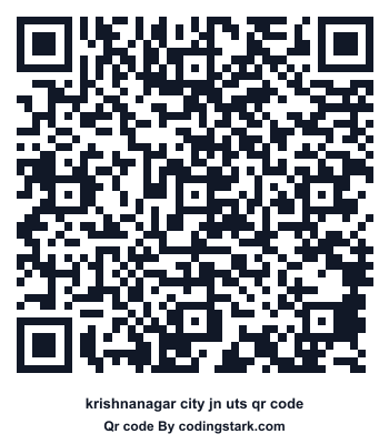 Krishnanagar City Jn UTS QR Code