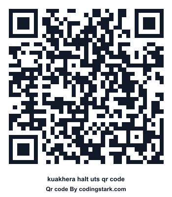 Kuakhera Halt UTS QR Code