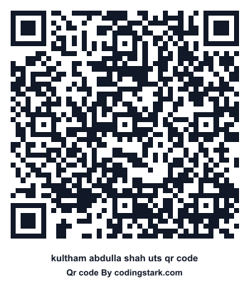 Kultham Abdulla Shah UTS QR Code